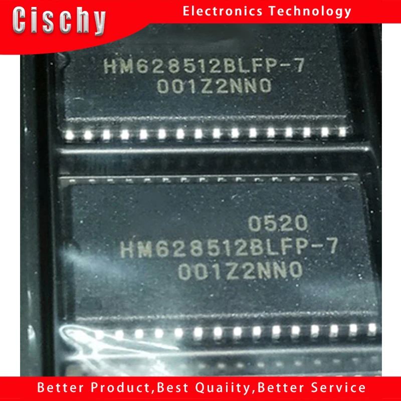 5pcs/lot HM628512BLFP HM628512BLFP-7 HM628512ALFP-7 HM628512CLFP-5 HM628512 SOP-32 In Stock