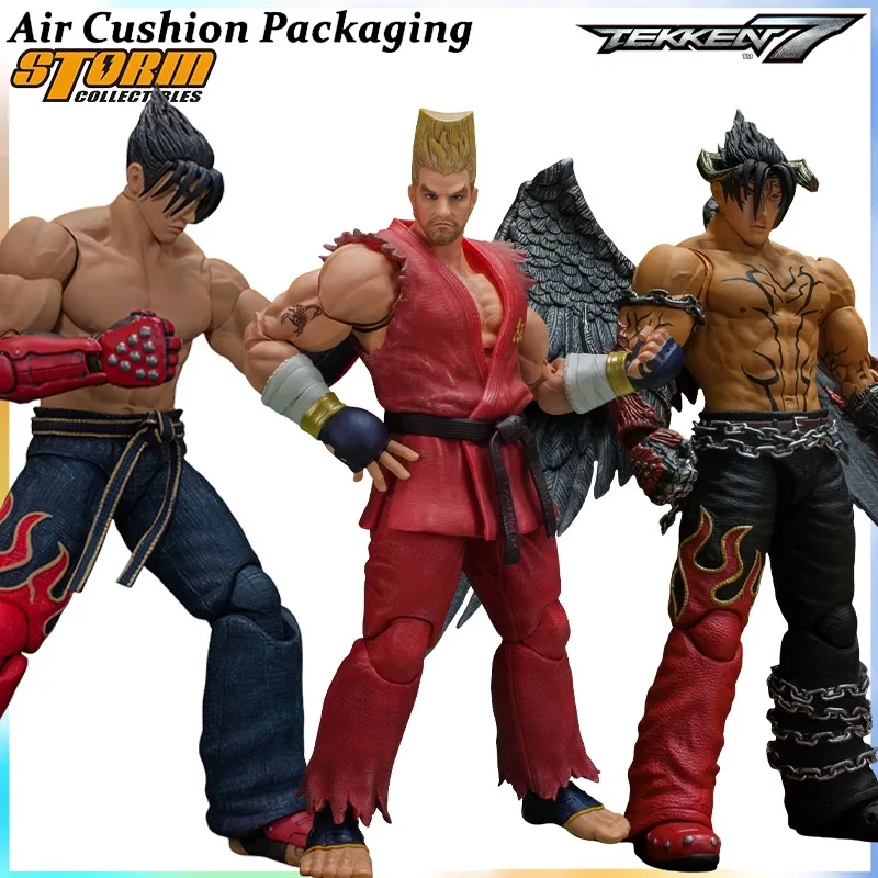 Storm Toys - Figuras de Acción Coleccionables de Tekken 7, Serie Devil Jin, Jin Kazama, Paul Phoenix, Escala 1/12