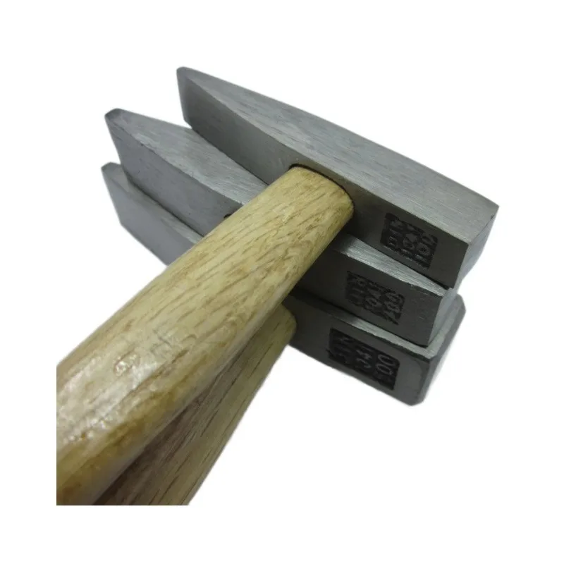 

Wooden handle rust hammer, wire slot installation hammer, riveting sheet metal tool, portable installation accessories
