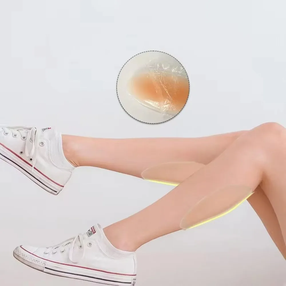 2 stücke Silikon Konturierung Waden Pads Anti-Slip Wiederverwendbare Beine Form Pads Selbstklebende Unsichtbare Gerade Bein Patches Gestaltung wade