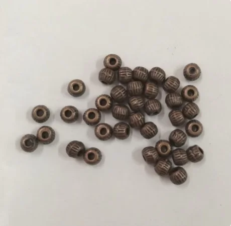 150pcs 3*2mm Alloy pendants antiqued  copper little spacer beads for jewelry making HWH2144