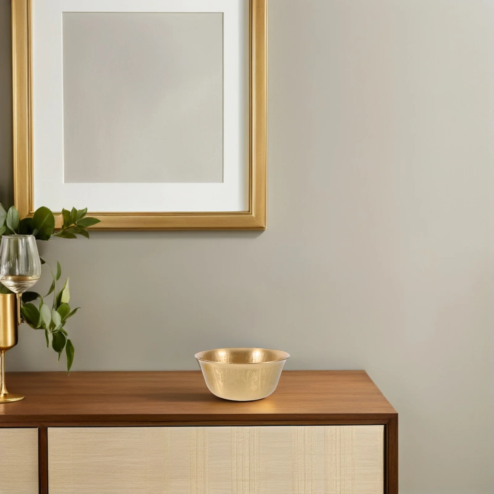 

2Pcs Copper Temple Bowls 2.5 Inch 2.9 Inch Offering Brass Worship Cups Home Altar Rituals Decorative Cultural Bowls