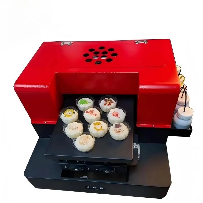 Impresora de alimentos A4 para impresión directa/en papel de oblea, galletas/macarons/alfombrillas de chocolate M&M, impresora de inyección de tinta comestible