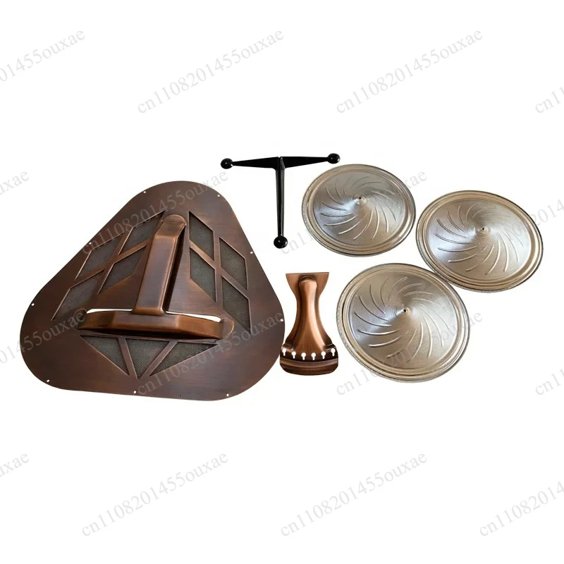 Wholesale Tricone Resonator Guitar Full Pack Kit Coverplate Cone Biscuit Tailpiece Complete Set