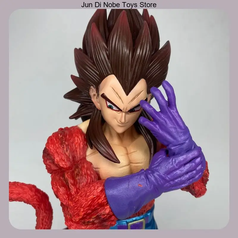 

Approx. 30cm Dragon Ball Super Saiyan 4 Vegeta Standing Pose Anime Figure Model Statue Collection Desktop Decoration Ornament