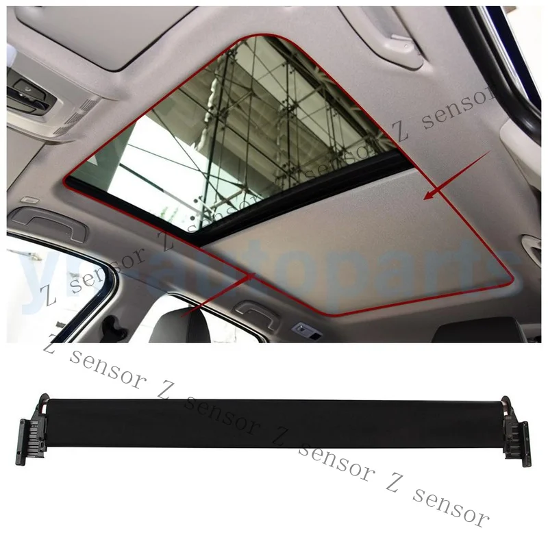 Z+ Black Sunshade Sunroof Curtain Cover 54107237593 For BMW 535i 550i 550i xDrive