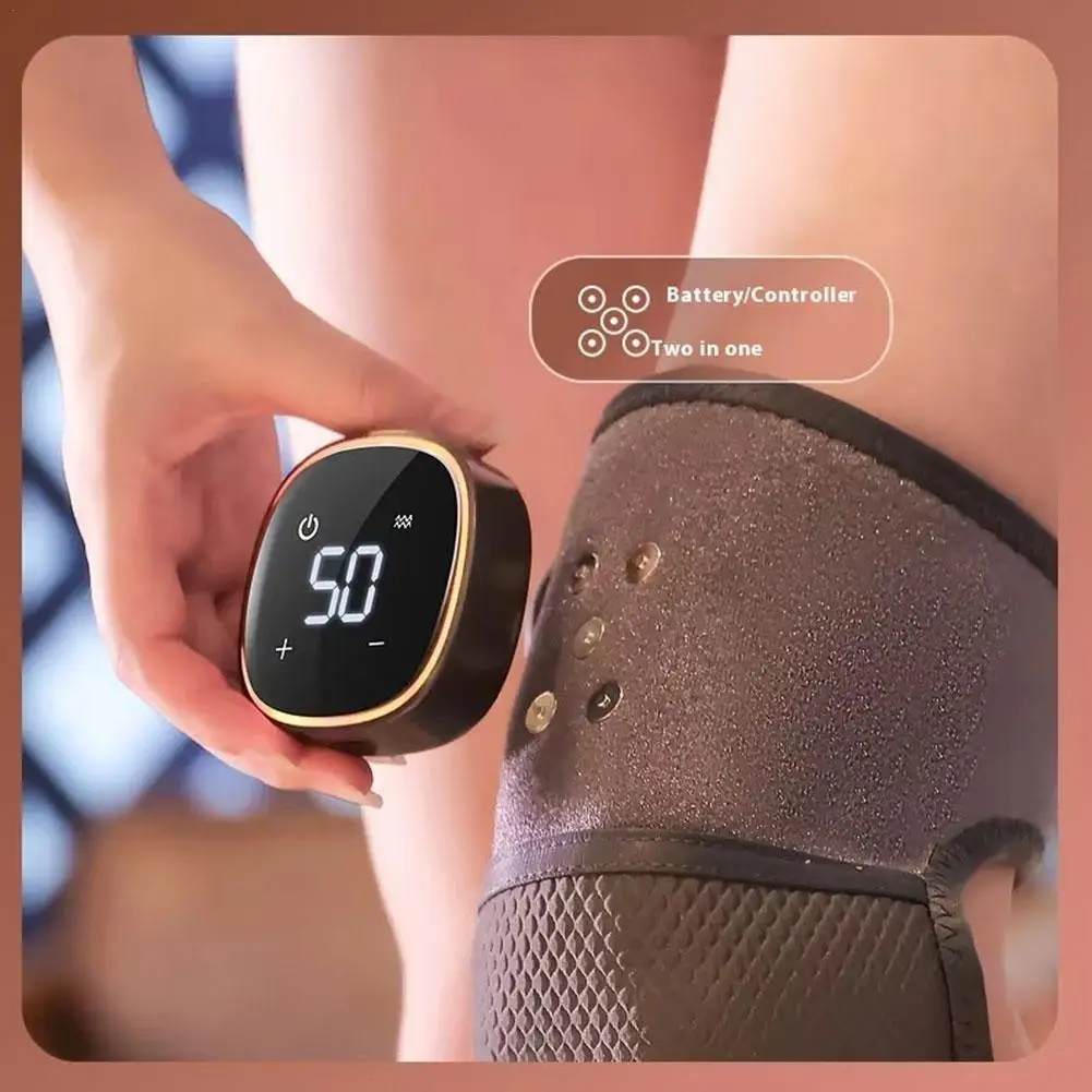 

Heating Vibration Knee Massage Joint Physiotherapy Hot Compress Massager Elbow Shoulder Support Thermal Knee Pad Relieve Arthrit