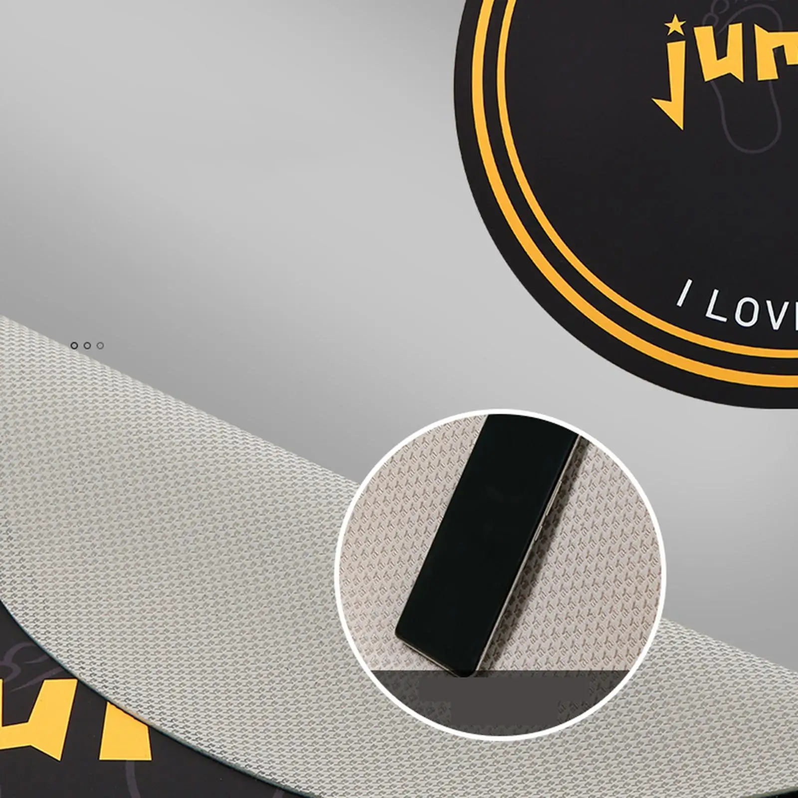 

Jump Rope Mat Low Noise Blanket PU Silicone Floor Protection Jump Rope Pad