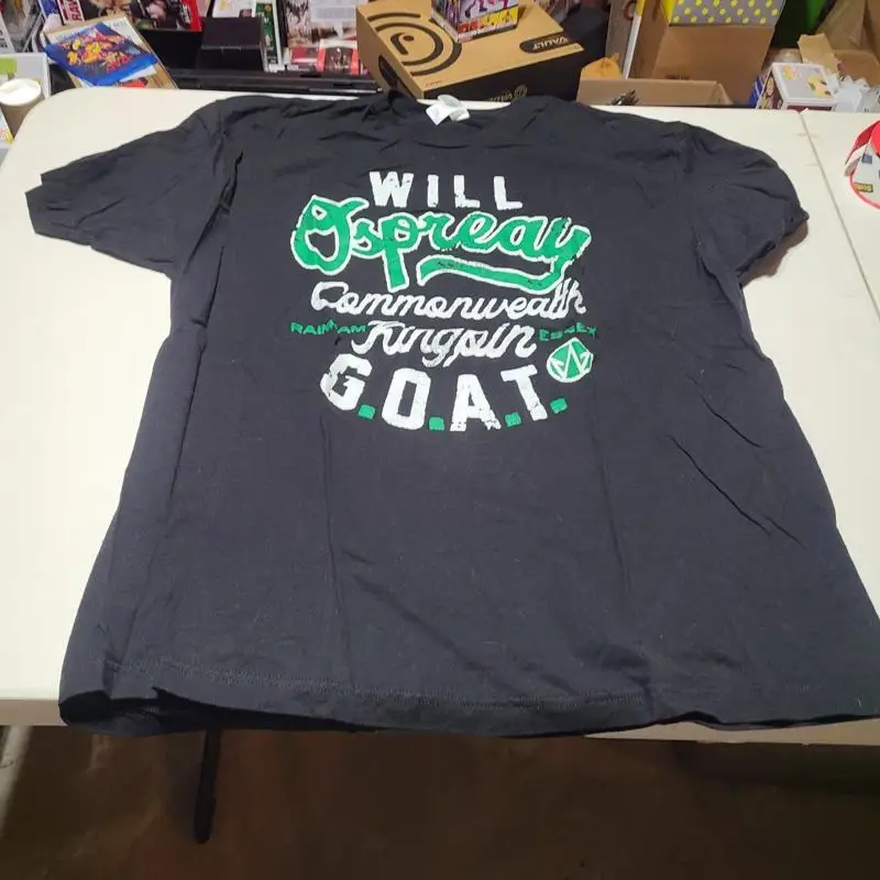 Мужская футболка AEW Will Ospreay GOAT Commonwealth Kingpin XXL 2XL, ящик для борьбы