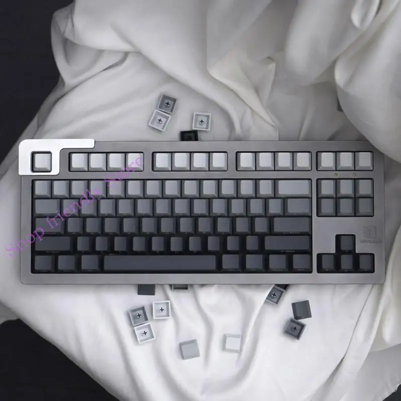 

594A PBT Keycaps Gradient Dye Сублимация вишневая игра Mechanical Keycap