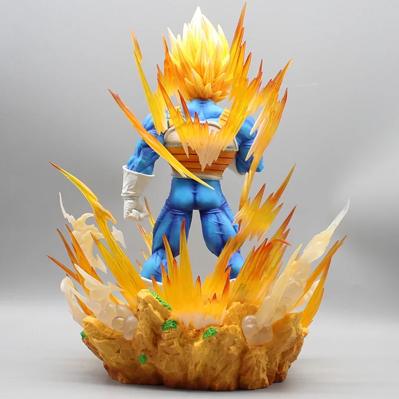 34.5cm dragon ball super mangá brinquedo cs majin vegeta figuras de ação super saiyan modelo anime pvc decoração colecionável ornamento brinquedos