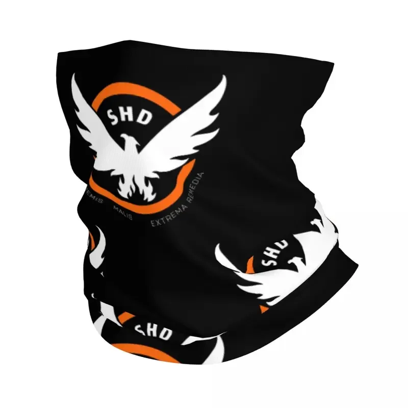 The Division 2 Shd Bandana Neck Cover Game Lover Balaclavas Face Mask Scarf Multifunctional Headband Running Unisex Adult