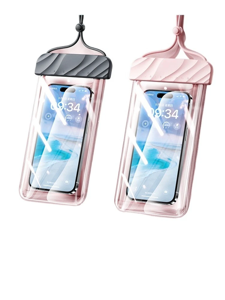 Waterproof phone bag, touchscreen compatible for photo taking, rafting gear, high-end sealed pouch