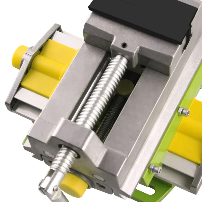 Imagem -06 - Polegada Cross Slide Vise Vice Tabela Composto Mesa Worktable Banco Alunimun Liga Corpo para Fresagem Perfuração 3