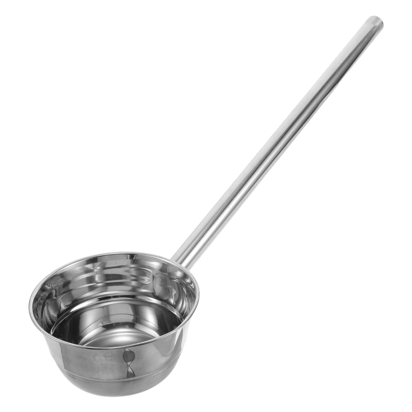 

Stainless Steel Ladle Soup Household Water Scoop Soup Spoon Gravy Serving Household Gadgets Gravy Sauce