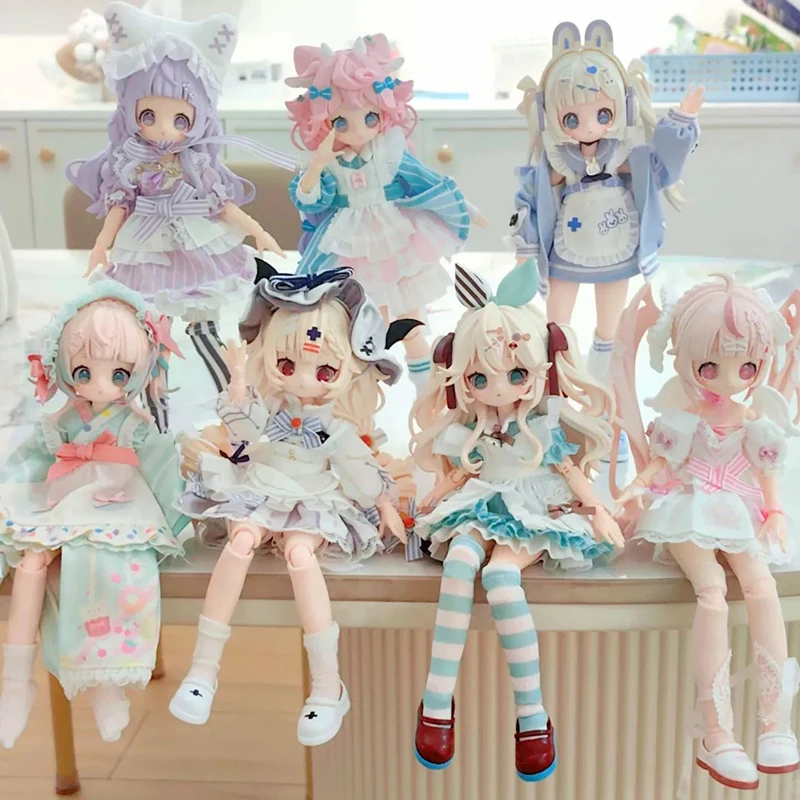 

52TOYS SugaryGirls BJD blind box movable dolls available one more 8-point MJD dolls are cute collectible figures