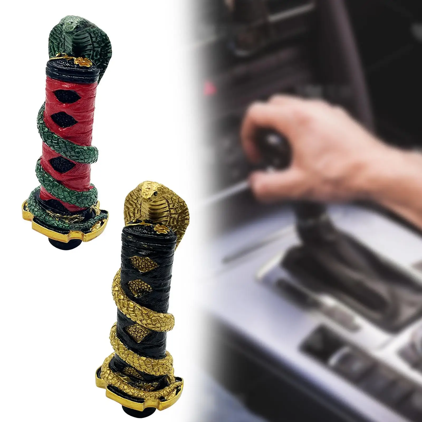 مقبض ناقل حركة السيارة، قطع غيار عصا رافعة ناقل الحركة، غطاء رافعة من سبائك الألومنيوم #3