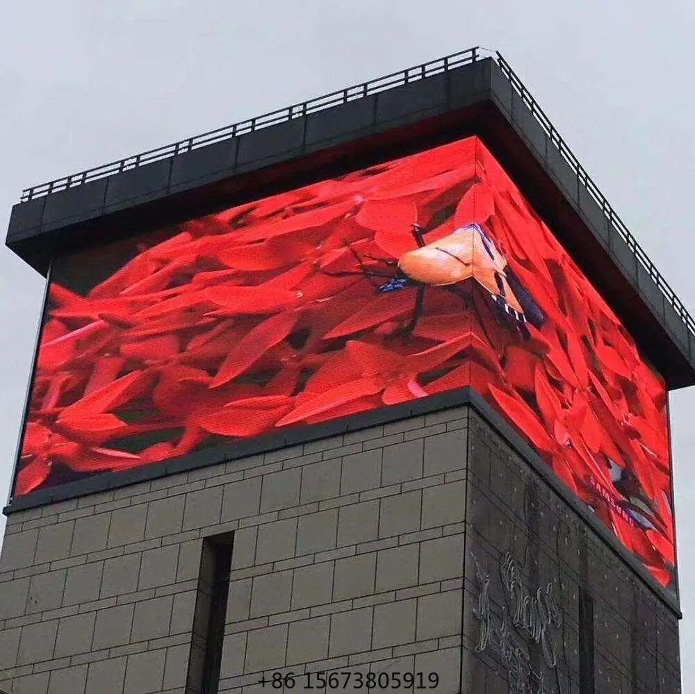 

Уличная водонепроницаемая светодиодная вывеска по заводской цене P6 P8 P10, цифровой LED-экран с дистанционным управлением, стальная конструкция, обслуживание спереди и сзади