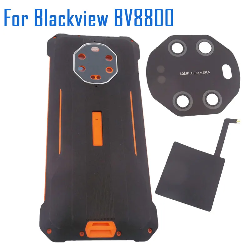 Blackview BV8800 Battery Cover New Original Back Cover Camera Lens Cover Back Shell+NFC Antenna Accessories For Blackview BV8800