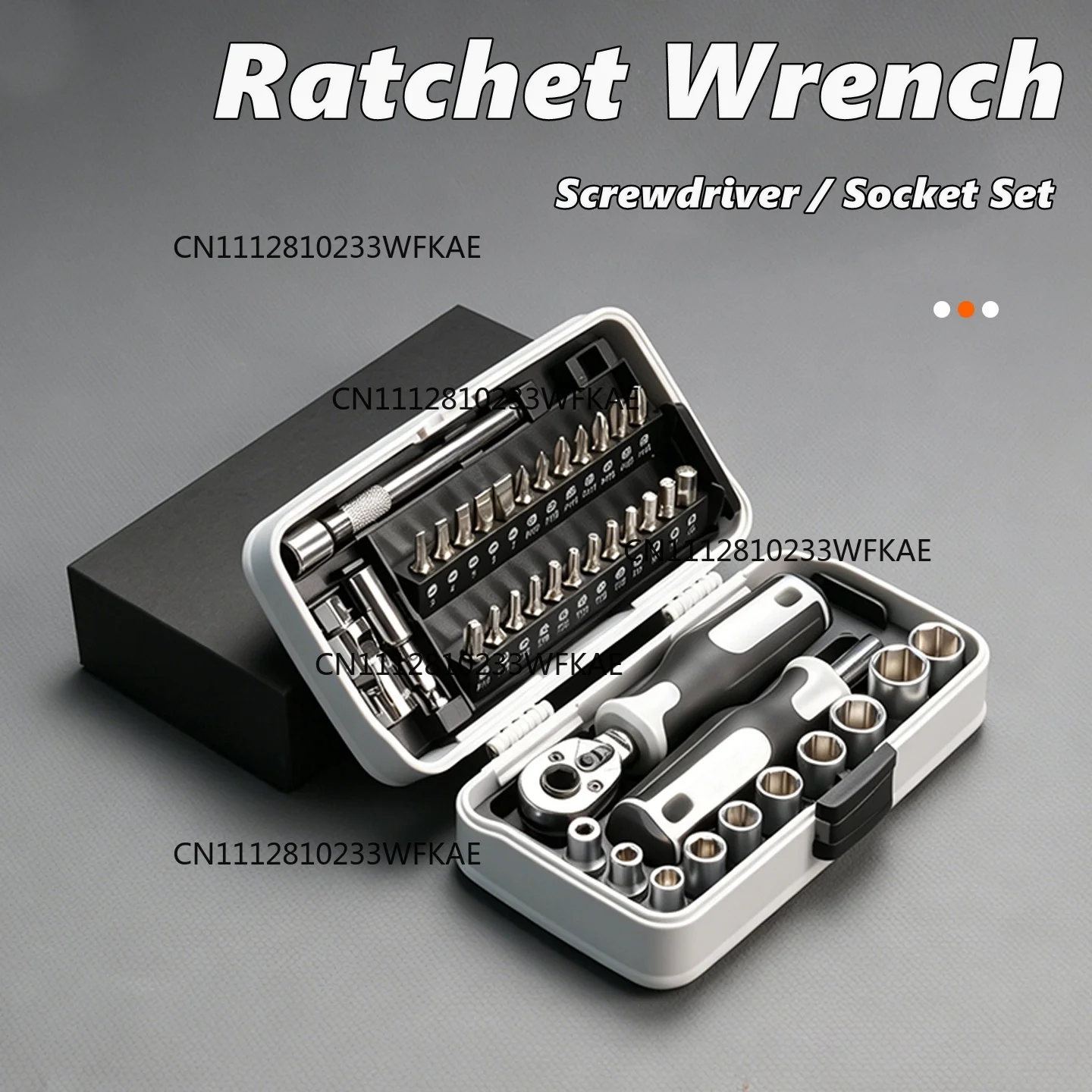 Ratcheting Screwdriver Set, Pocket Size, Versatile Ratchet Handle for Mechanics, DIY, Bicycle, Car, Electronics Maintenance