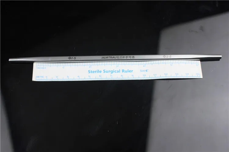 

Медицинский инструмент для мелких животных, ортопедический инструмент, проволочный станок Киршнера, 0,8-2,5 мм, ПЭТ, интрамедуллярный штифт, хвост, изгиб AOVET