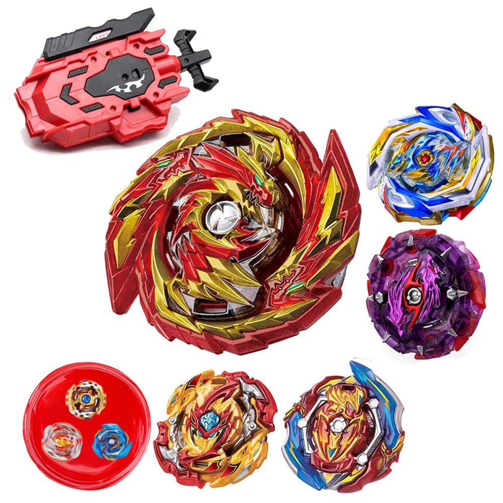 Blayblade Burst B-34—B-129 Dangerous Belial Booster Spinning Toy Battle Top Gyro Gift Metal Battle Gyroscope