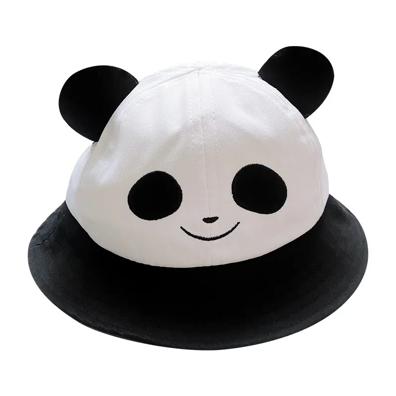 Sombrero de pescador de dibujos animados para niños, sombrero de lengua de pato, Tigre, dinosaurio, Panda, 0 a 5 años, primavera Y otoño, gorra de