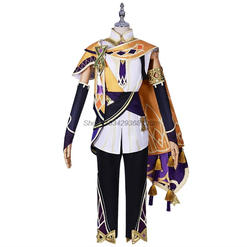 XS-3XL Sethos Cosplay Costume Ensemble Complet Jeu Genshin Sethos Impact Anime Py Play Carnival Party Everthe, EN STOCK