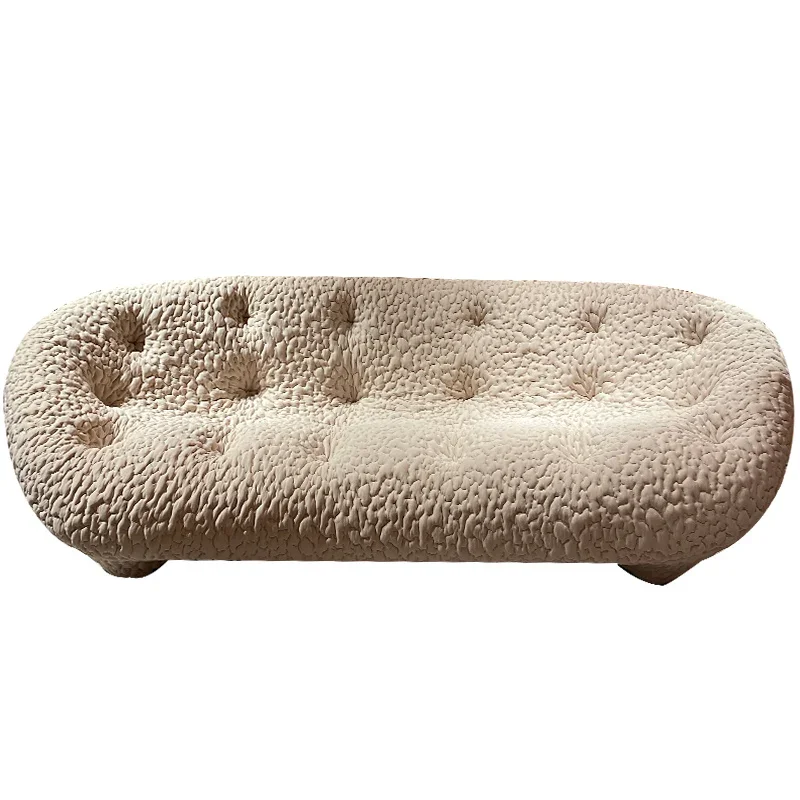 Sofa Internet celebrity special-shaped Italian curved fabric shell sofa