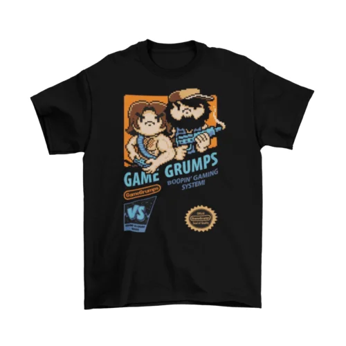 Game Grumps Grump Fun NES T-Shirt Unisex Cotton Funny Video Game New