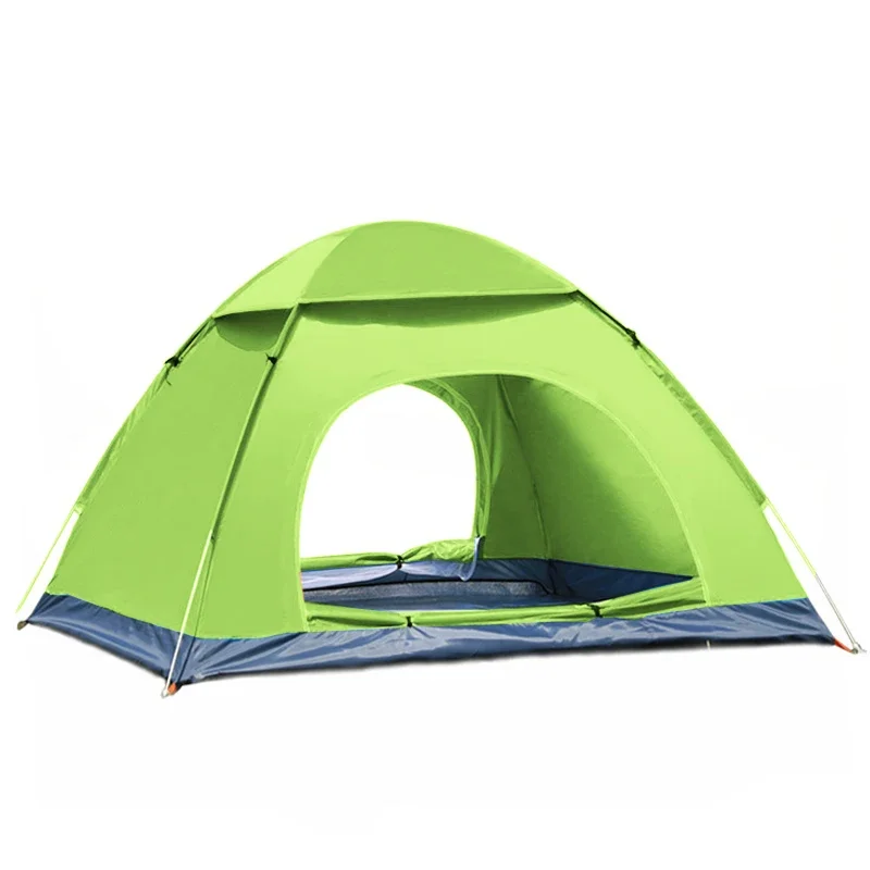 Tent outdoor 3-4 people automatic thickening sunscreen 2 people camping outdoor two rooms and one living room