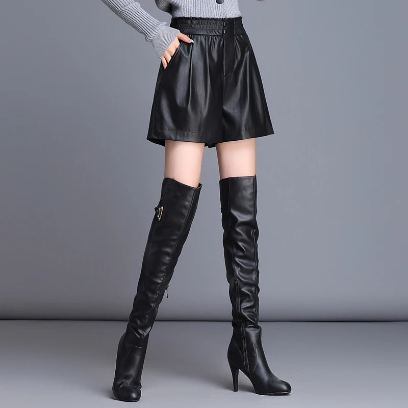 High Waist Slimming Wide Leg ort Pants Women's Outerwear Boot Pants Spring 2025 Faion Element ket Straight Leg Pants