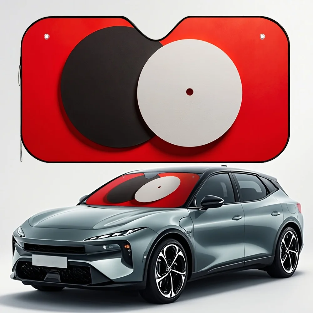 

1 шт., автомобильный солнцезащитный козырек Googly Eyes, вращающаяся защита от солнца для парковки торгового центра, модный модный аксессуар для автомобиля Univer