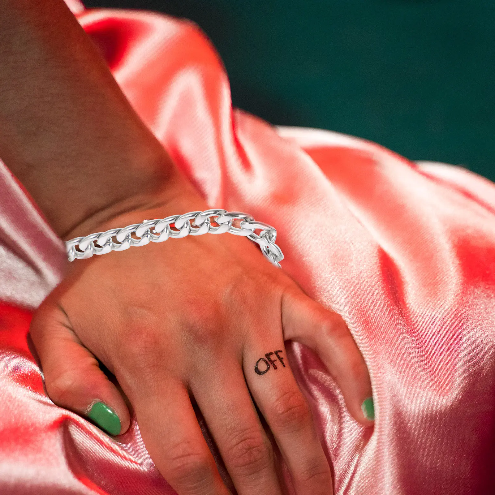 Stainless Steel Chain Chunky Silver Jewelry Chains For Making Necklace Bracelet Earrings DIY Craft Metal Chains Stainless Steel