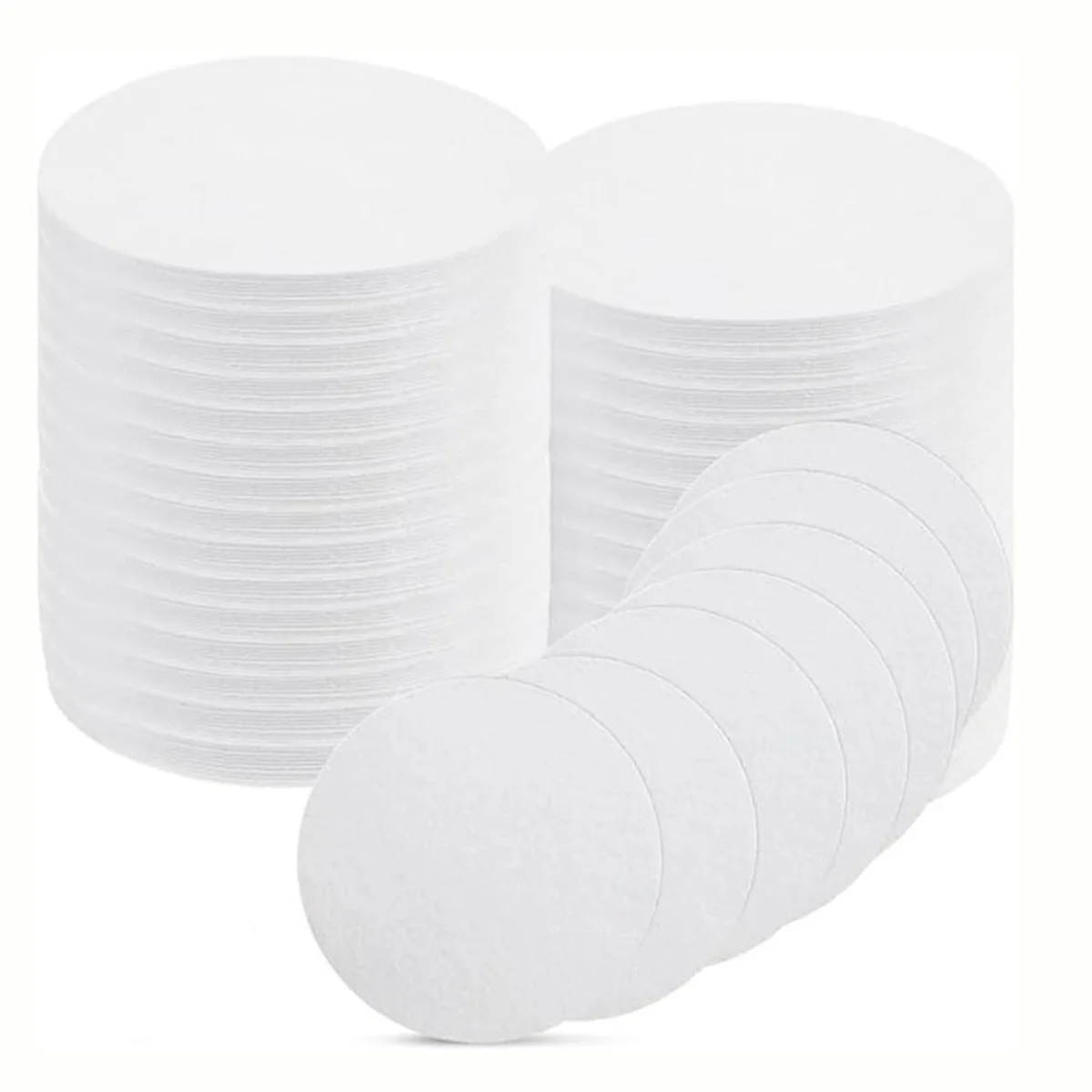 New 110 Sheets Microwave Kiln Papers4.7 Inch Round Ceramic Fiber Paper Insulation Ceramic Fiber Blanket for Glass Fusing DIY