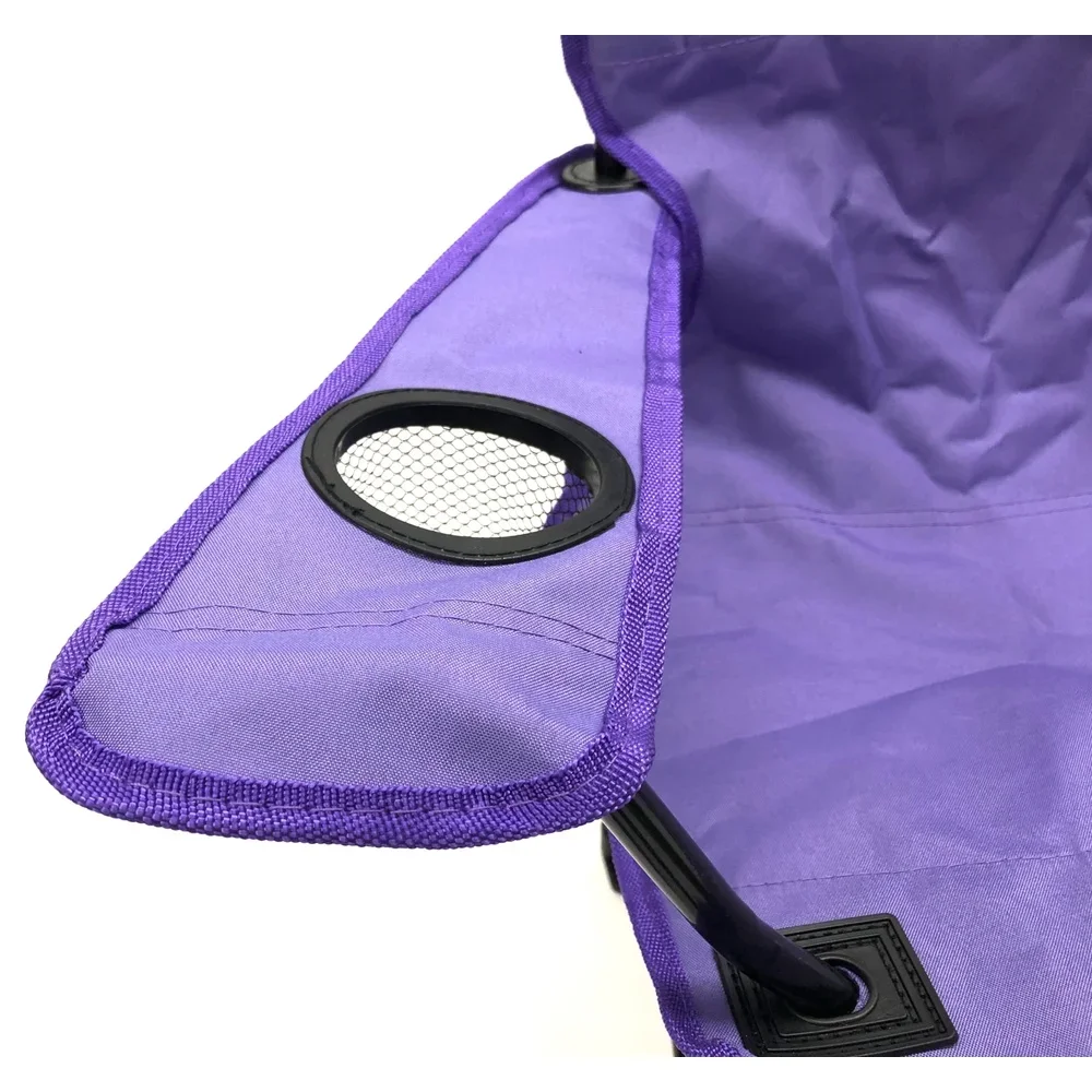 어린이 유아 의자 휴대용 가방 팔걸이 음료 홀더 안전 잠금 장치가있는 경량 접이식 훌륭한 캠핑 공원 이벤트