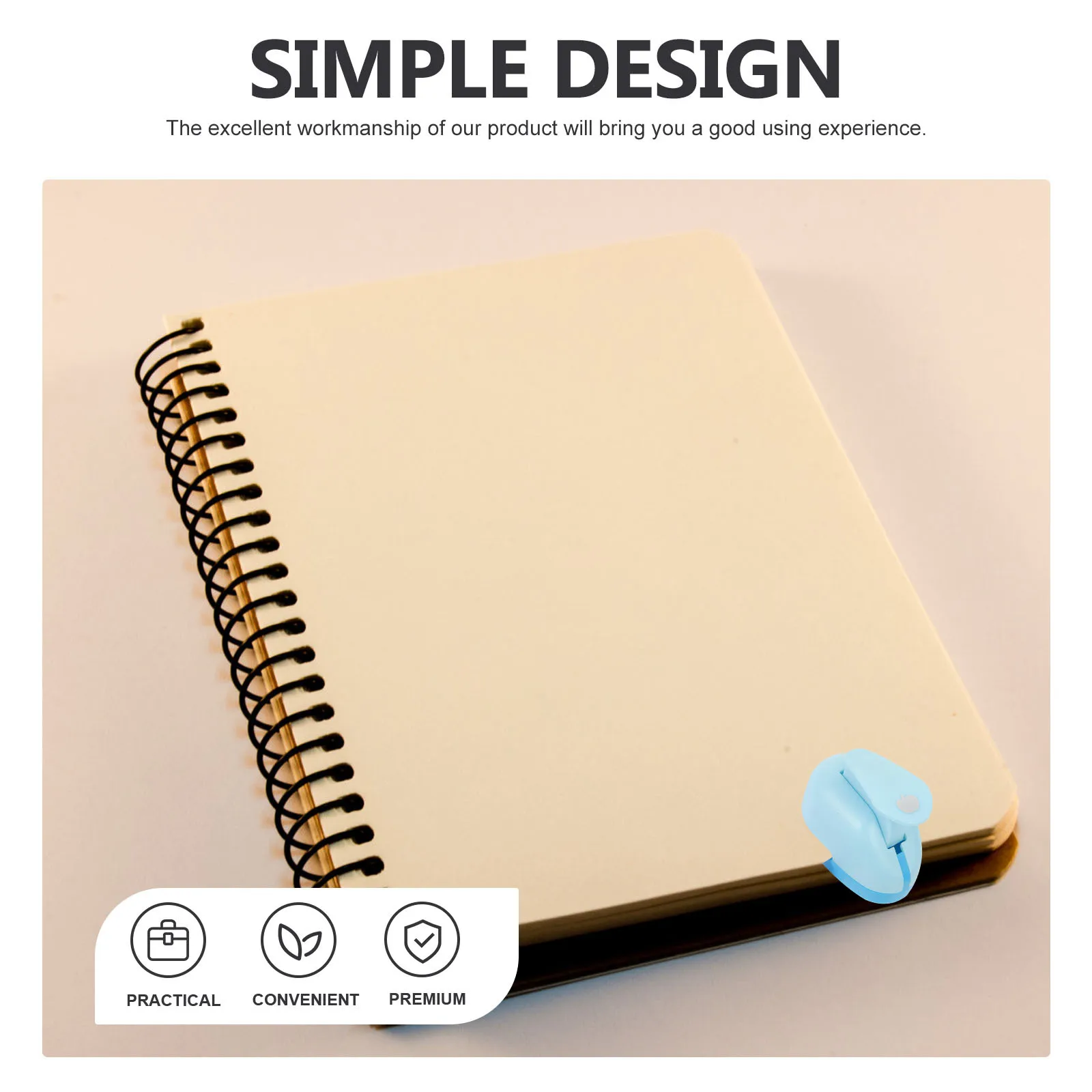 

4Pcs Paper Punch Set DIY Crafts Scrapbook Hole Punching Tool for Card Making Tags DIY Project Gadgets for Home