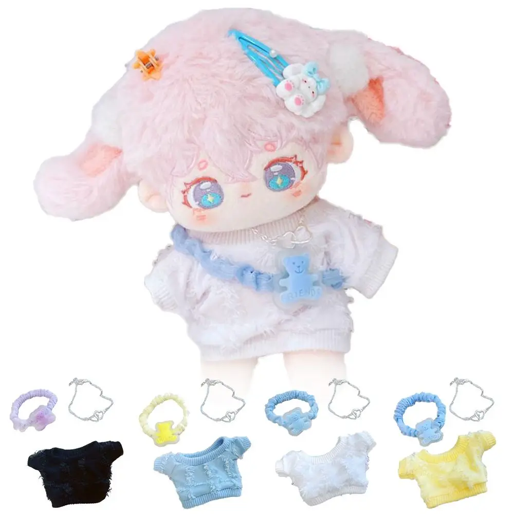 Miniature Y-Cosplay Mini Fluff Hoodies Set, Butter Dopamine T-Shirt, Proxy IQUE Game Toy Accessrespiration, Photo Props, 10 cm, 20cm