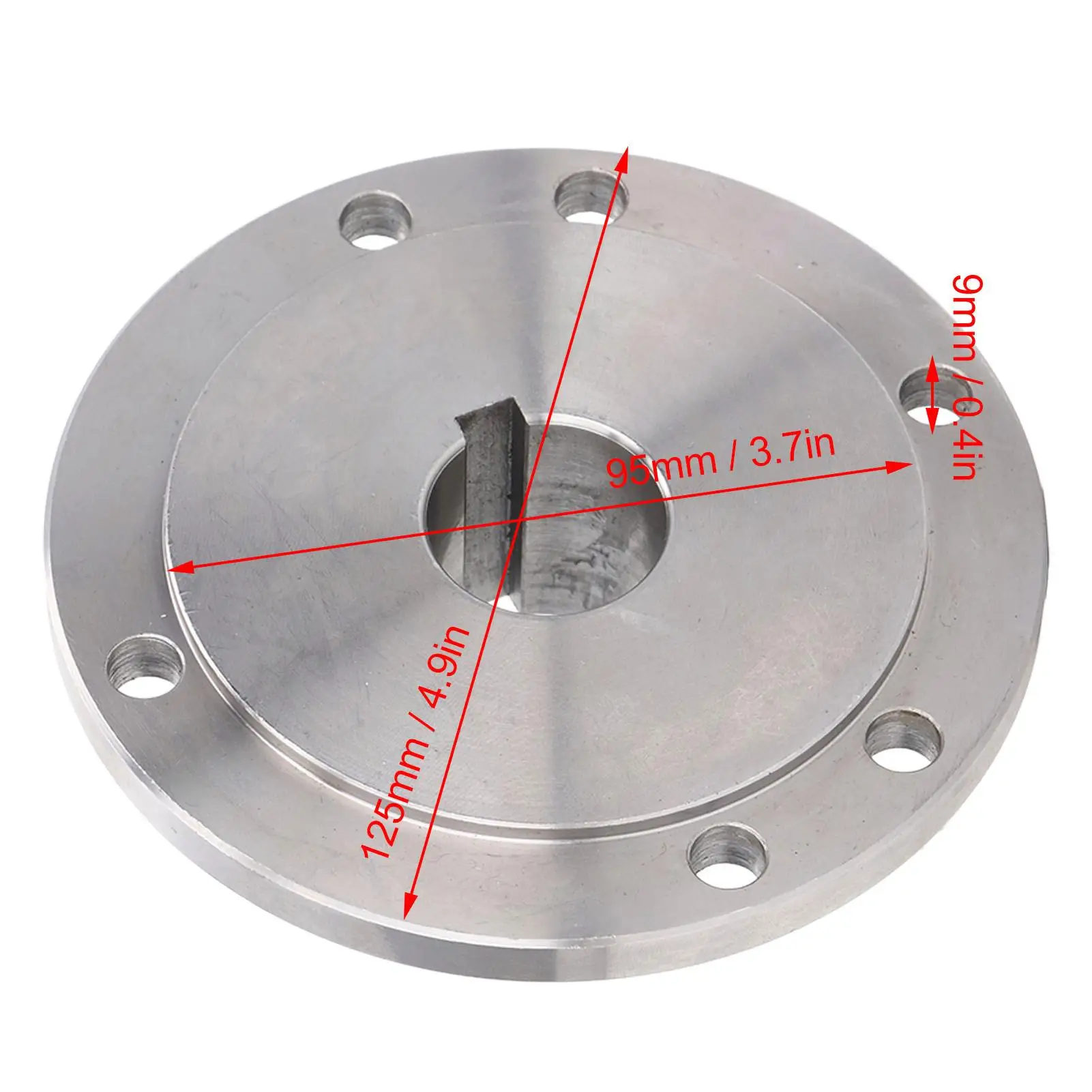 125mm Lathe Flange Chuck - Easy Installation Compatible with for k11 -125, K12-125, K72-125