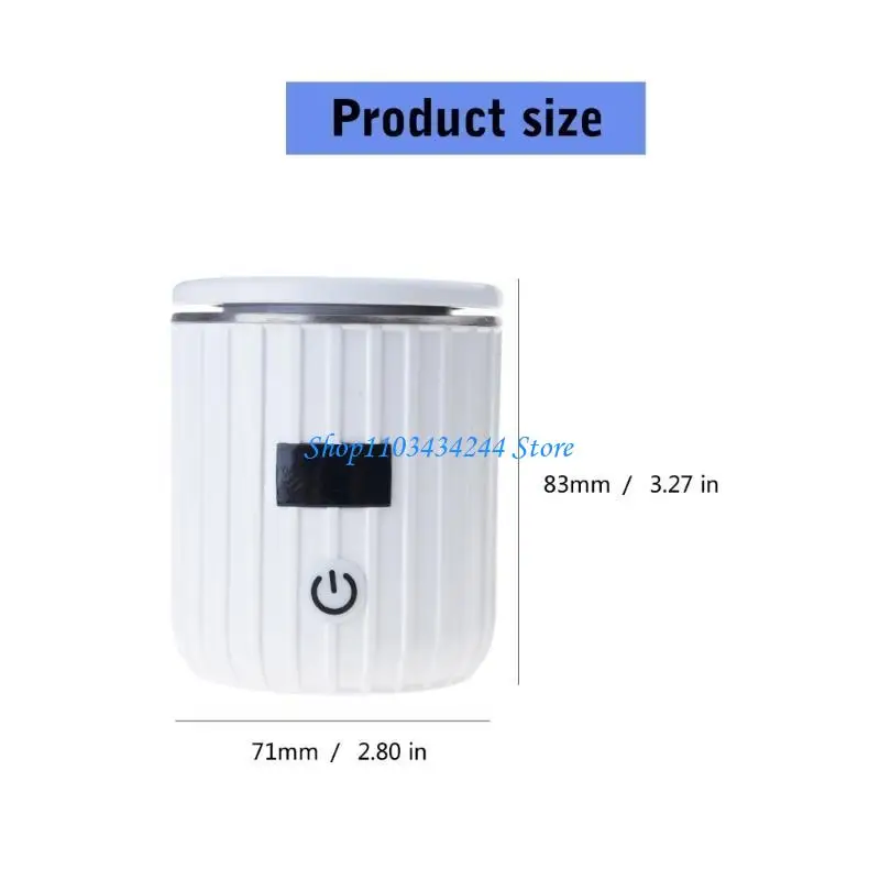 Easy to Use Portable Bottle Warmer for Trip Rapid Heating with Intelligent Temperature Control & Digital Display White