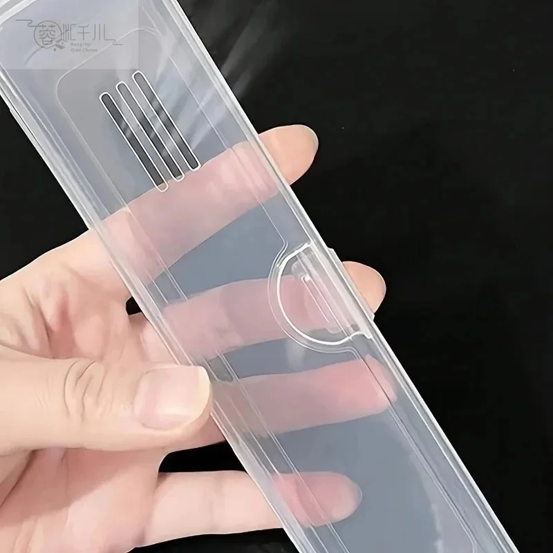 Toothbrush Box Transparent Organizer Case Travel Portable Toothbrush Holder Plastic Toothpaste Box Storage Container