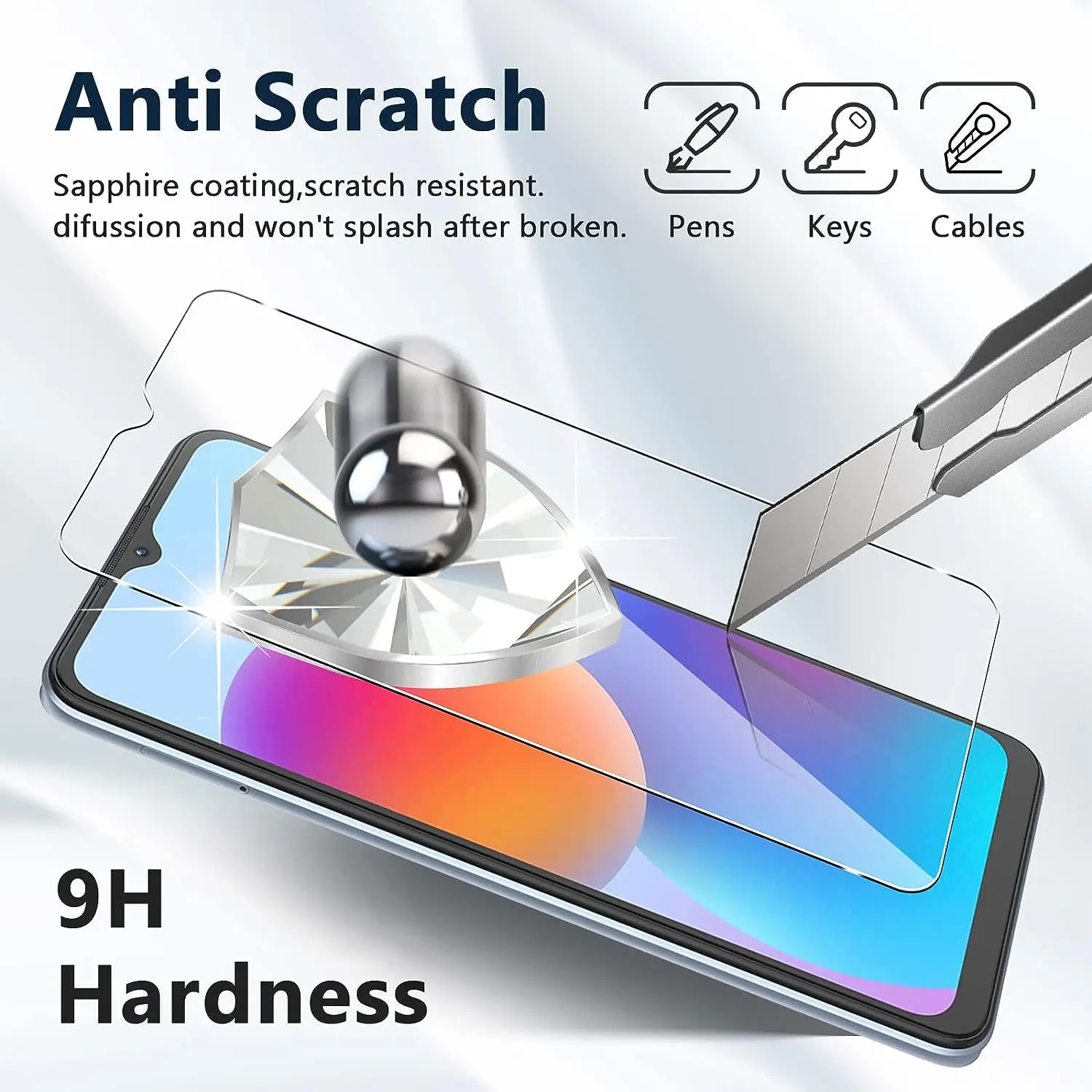 2/4Pcs Tempered Glass For Infinix Smart 7 PLUS HD 4G Screen Protector Glass Film