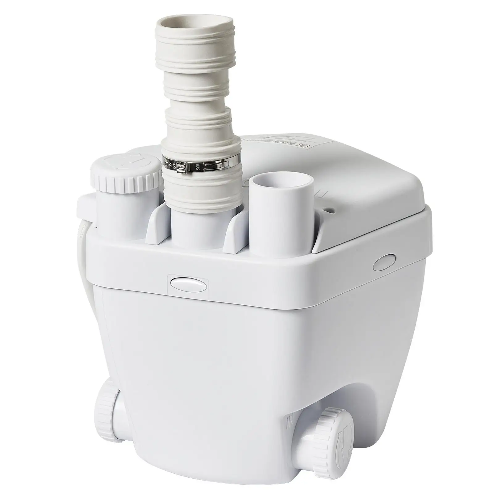 Utility Sink Pump 1 3 120V 1750 GPH Flow 18 FT Head Under Sink Sump Pump System with Copper Wire Motor Heavy Duty Laundry Drain Pump 1 1 2 Inch Outlet White