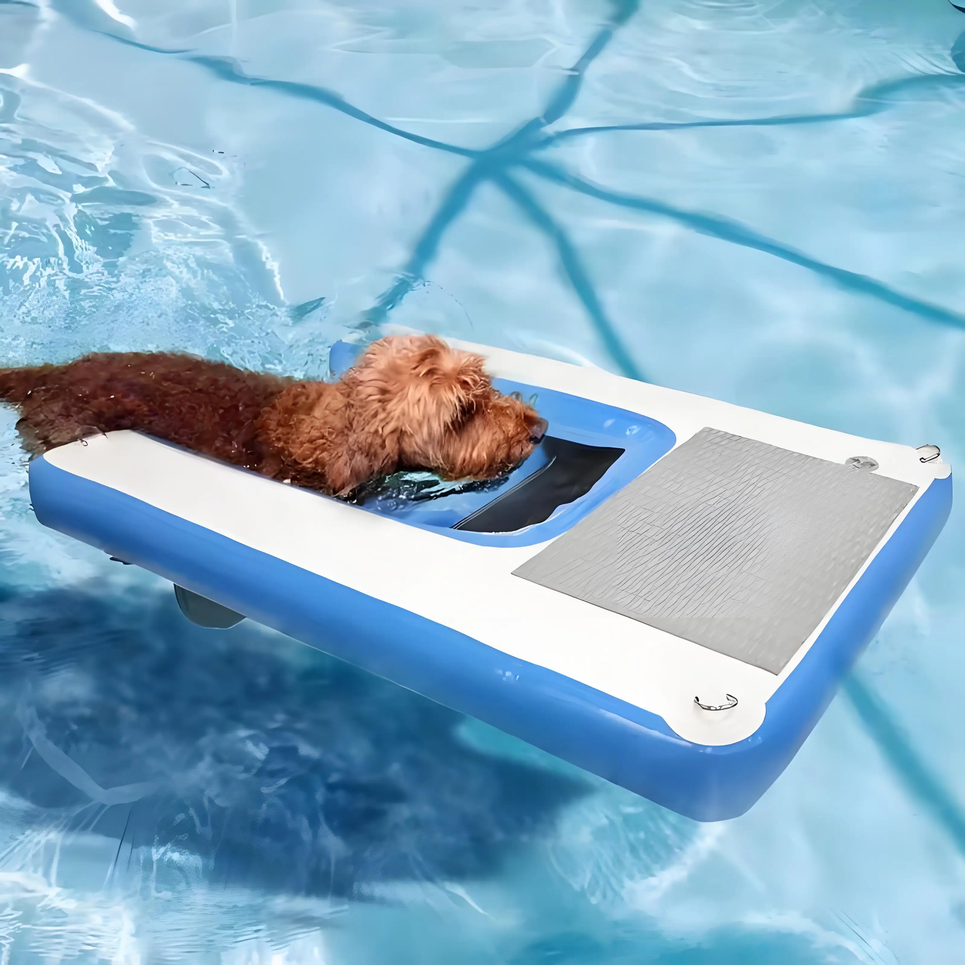 2026 Water Ladder Pet Flotation Ramp Portable Dog Ramp Inflatable Pup Plank for Animal
