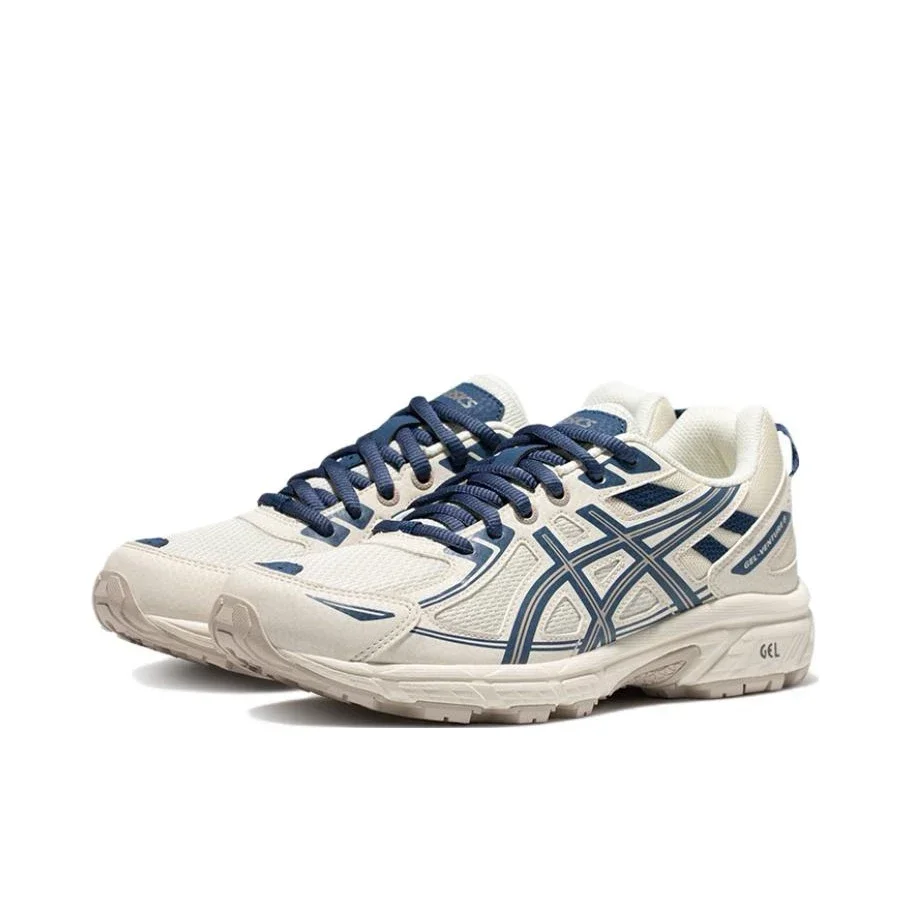 Tênis de corrida Asics Gel-Venture 6 masculino e feminino com almofada de cano baixo ao ar livre