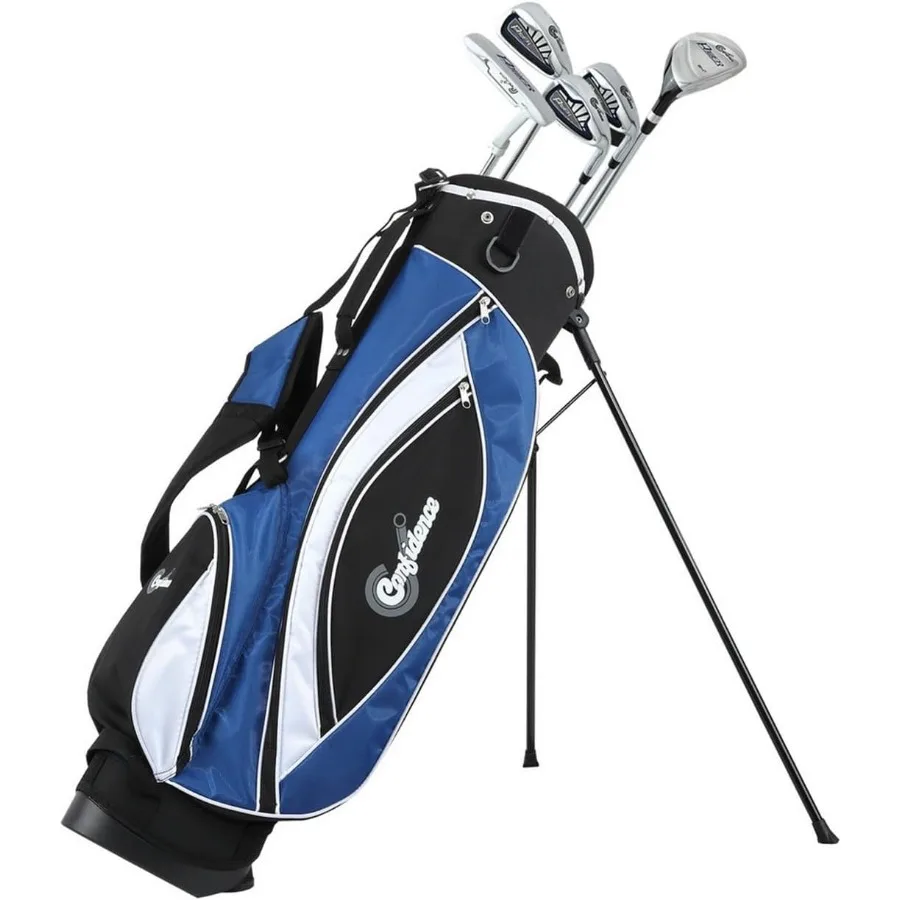 

Мужская клюшка для гольфа Power V3 и сумка-стойка для правой руки для турнирных игр и тренировок с прочным дизайном Enhanced Swi