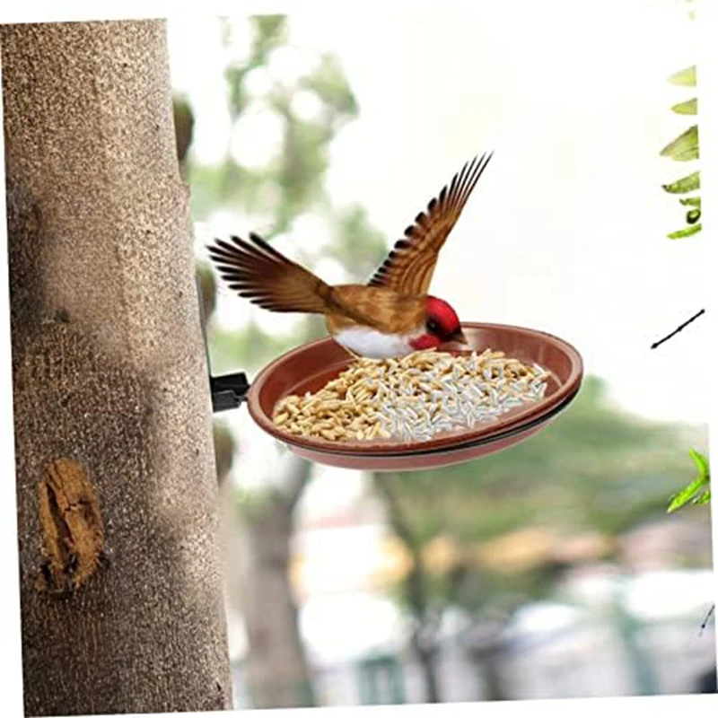 Wall Mounted Bird Feeder Farm Bird Feeder Hanging Bird Bath Bird Feeder Bird Container Bird Bath Deck Bowl Platform