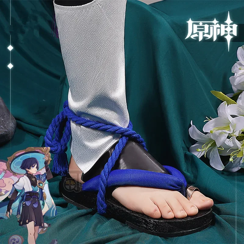 Game Genshin Impact Cosplay Wanderer Scaramouche shoes Cosplay Costume shoes Genshin Impact Wanderer Cosplay Christmas