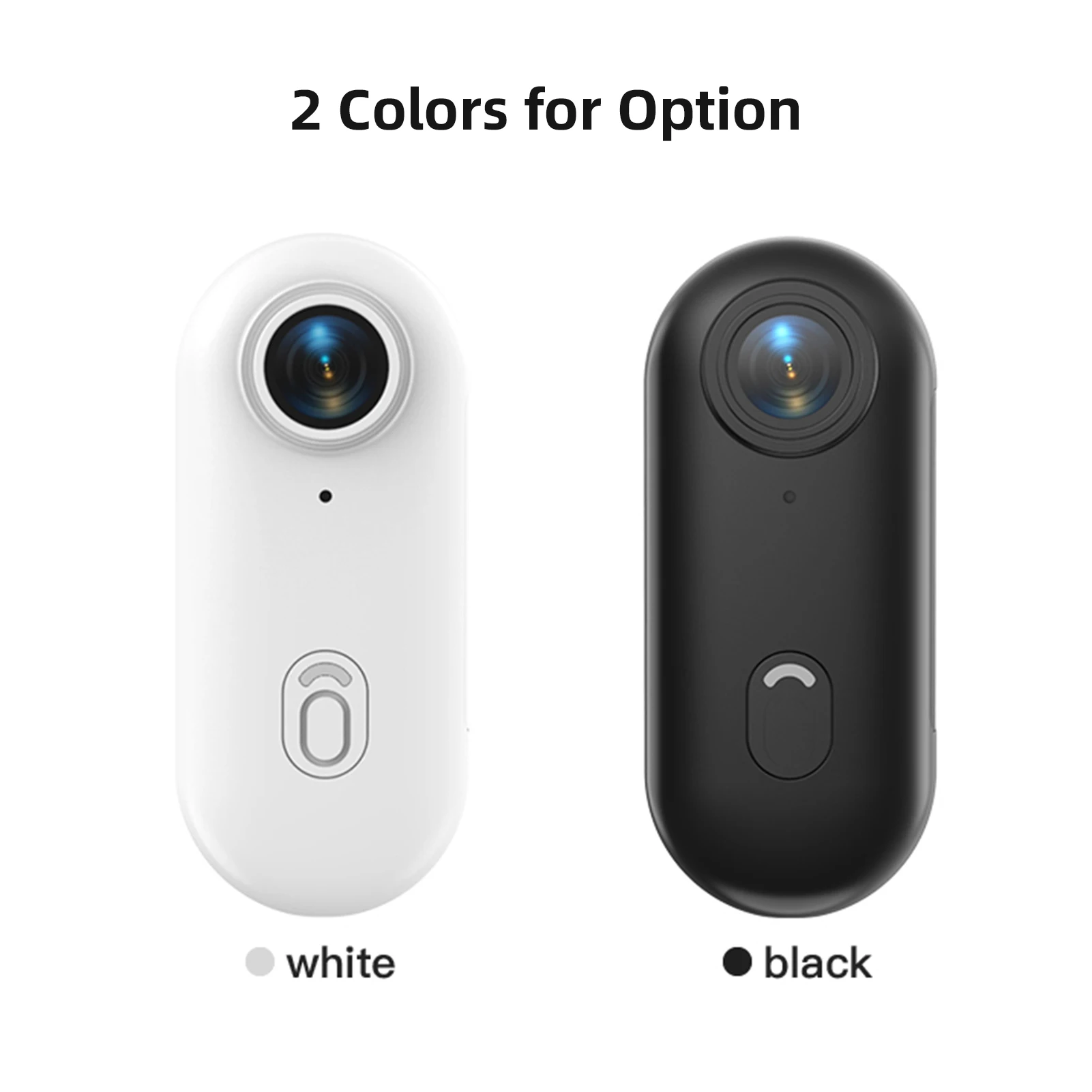 1080P Tiny Action Camera WiFi Sports Camera 120° Wide Angle Lens Video Camera W/ Magnetic Lanyard Back Clip Water Resistant Case