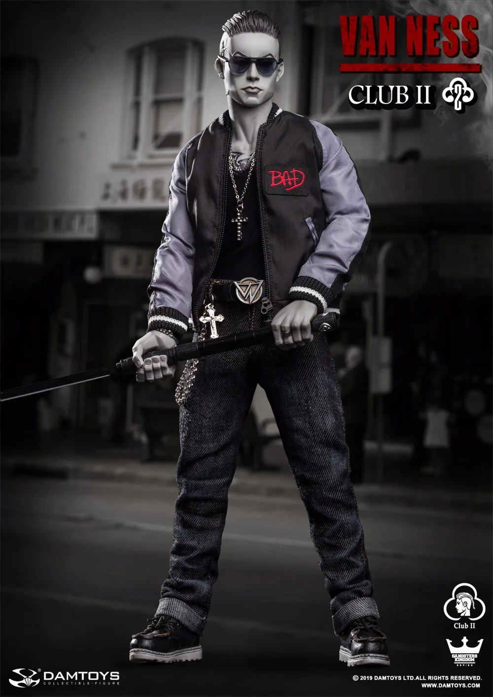 1/6 DAMTOYS GK017S Gangsters Kingdom Young and Dangerous Guy Wu Jianhao Doll Grey Special Edition For Fans Collect